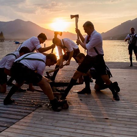 Wolfgangsee Seeblickplatzl 220 - Mit Tollem Seeblick! Strobl Bagian luar foto