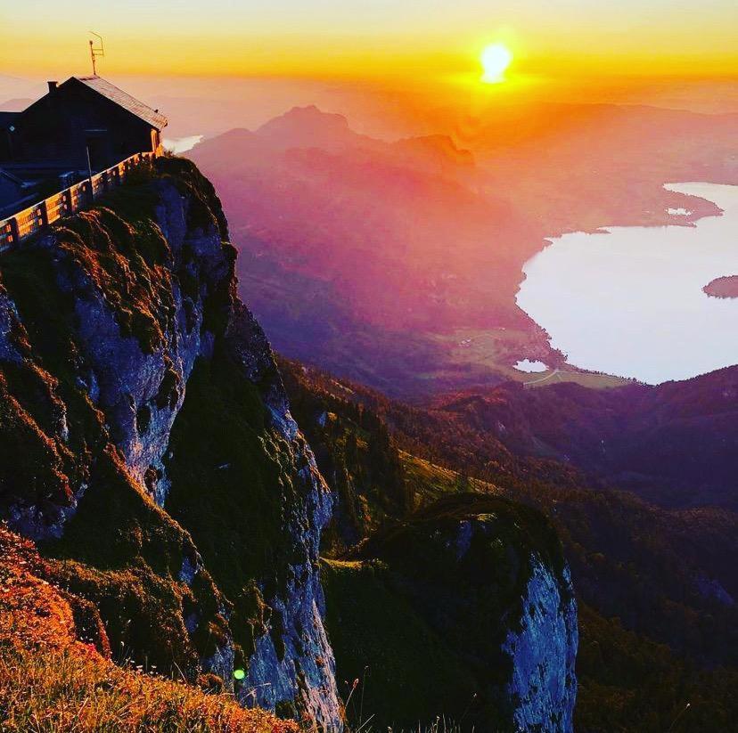 Wolfgangsee Seeblickplatzl 220 - Mit Tollem Seeblick! Strobl Bagian luar foto