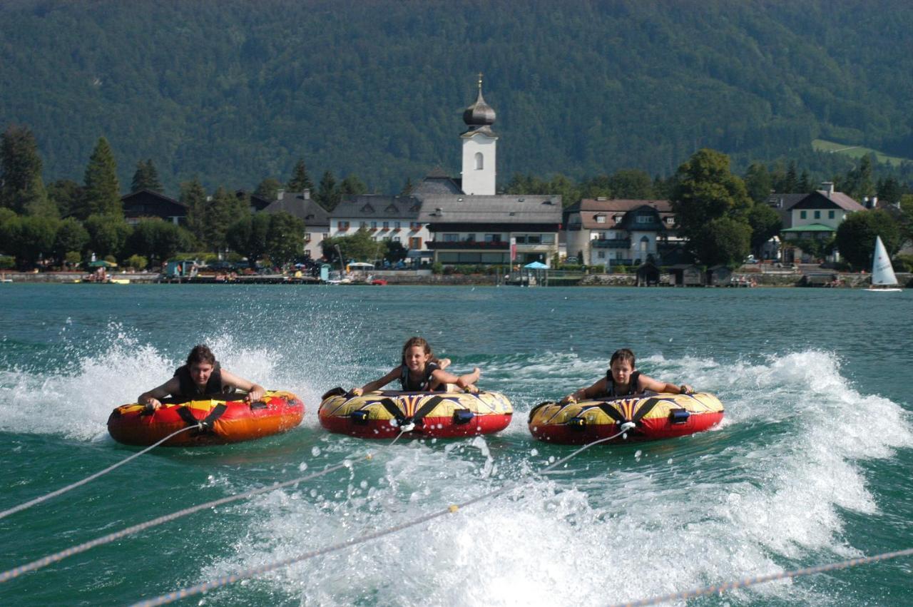 Wolfgangsee Seeblickplatzl 220 - Mit Tollem Seeblick! Strobl Bagian luar foto