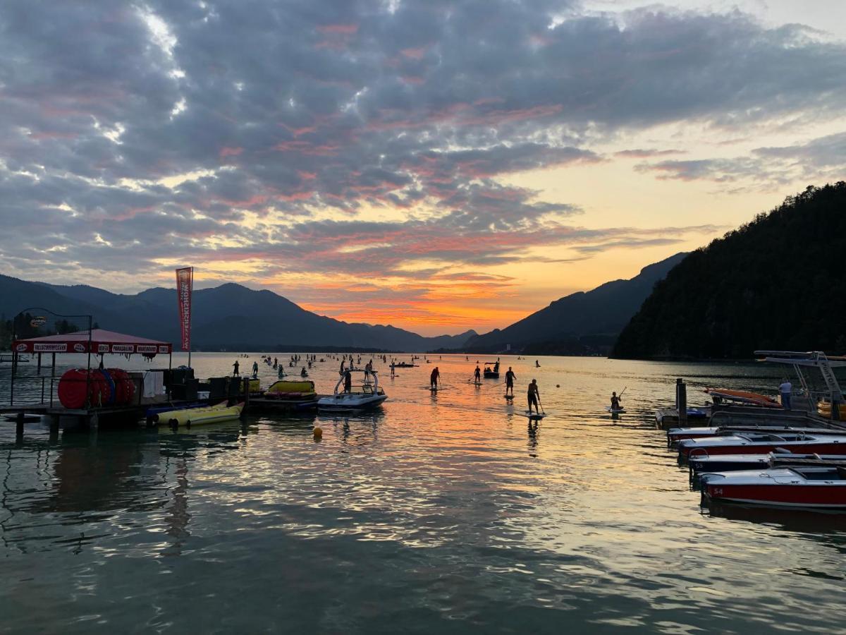 Wolfgangsee Seeblickplatzl 220 - Mit Tollem Seeblick! Strobl Bagian luar foto